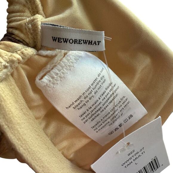 WEWOREWHAT Women's Animal Print Ruched Underwire Bikini Top Leopard L NWT - Picture 10 of 10